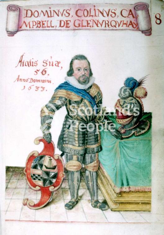 Portrait of Sir Colene Campbell, Eighth Laird of Glenurquhay