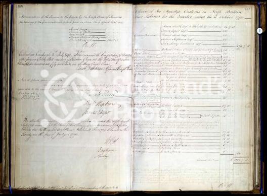Adam Smith's last excise salary entry Adam Smith's last excise salary entry