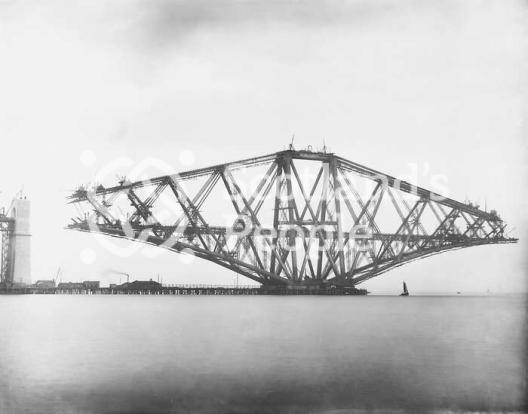 Forth Bridge construction Forth Bridge construction