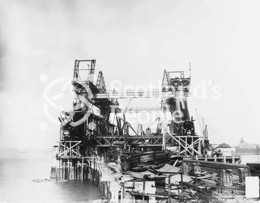 Forth Bridge construction Forth Bridge construction