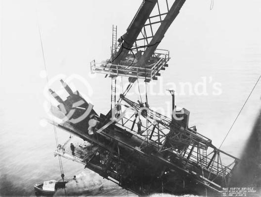 Forth Bridge construction Forth Bridge construction