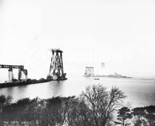 Forth Bridge construction Forth Bridge construction