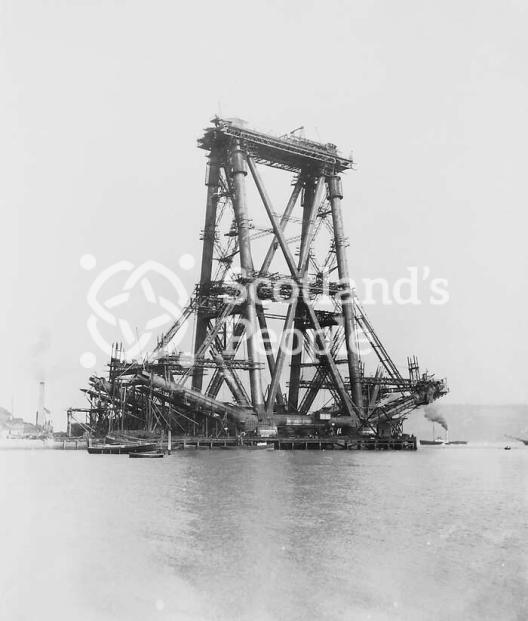 Forth Bridge construction Forth Bridge construction