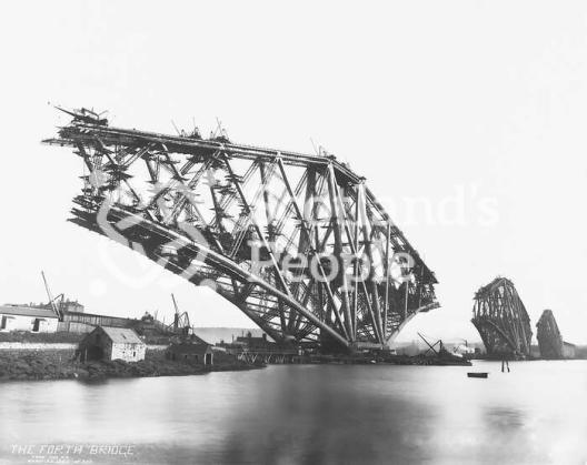 Forth Bridge construction Forth Bridge construction