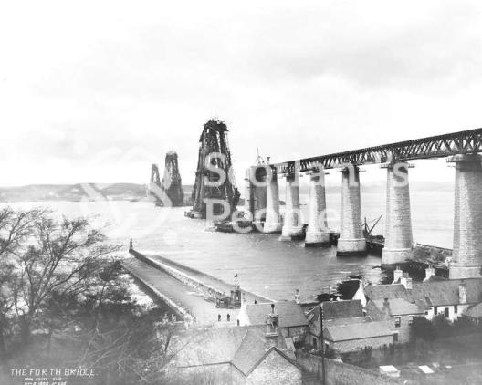 Forth Bridge construction Forth Bridge construction