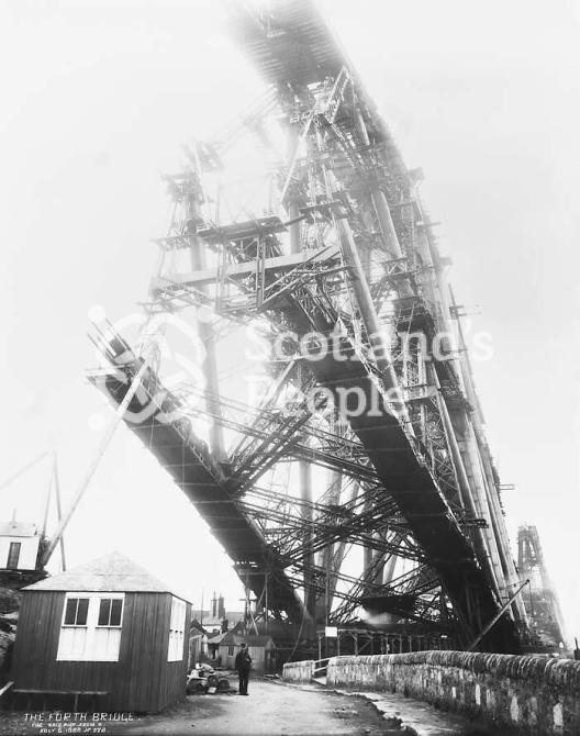 Forth Bridge construction Forth Bridge construction