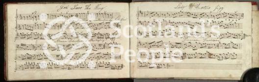 Manuscript notation of Scottish folk tunes Manuscript notation of Scottish folk tunes
