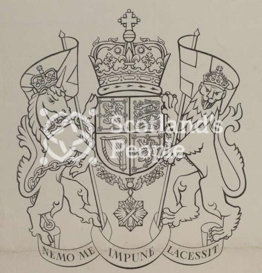 Design for seal of Queen Elizabeth II Design for seal of Queen Elizabeth II