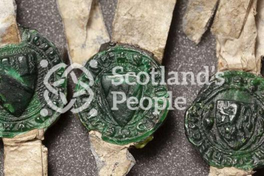 Declaration of Arbroath - Seal of Thomas Menzies