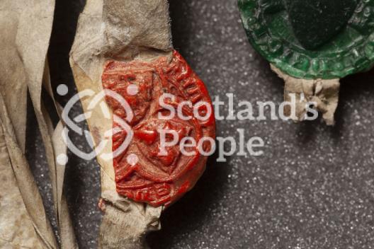 Declaration of Arbroath - Seal of Marie Ramsay, wife of David Brechin