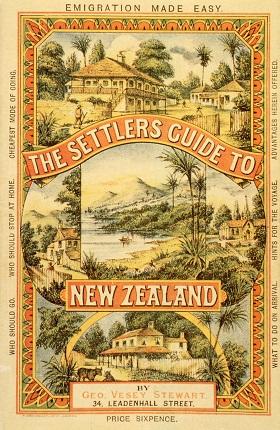 Detail from settlers guide to New Zealand