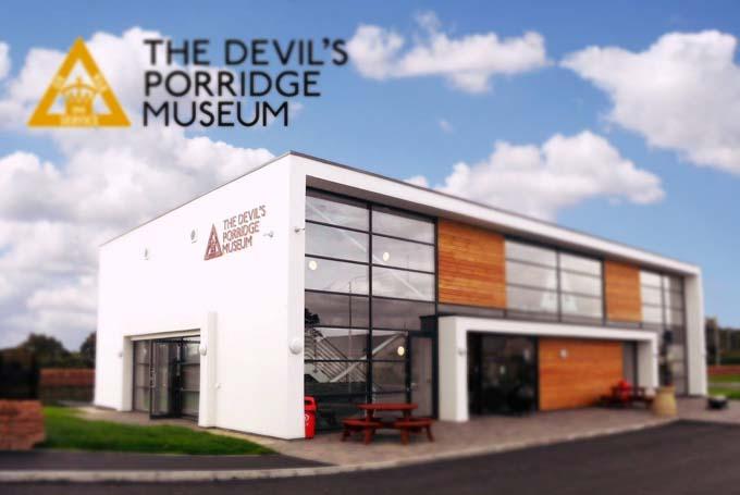 Photograph of the exterior of The Devil’s Porridge Museum, Gretna, 2015. Image courtesy of The Devil's Porridge Museum