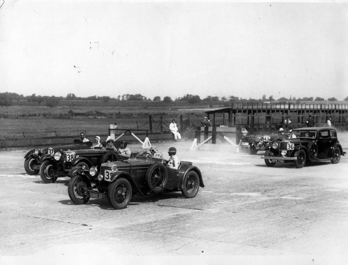 Margaret Allan .AC Saloon No.36 JCC High Speed Trials 29.6.35 Brooklands Museum original D2964.17