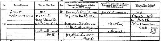 featureJessieValentineBirthEntry1915