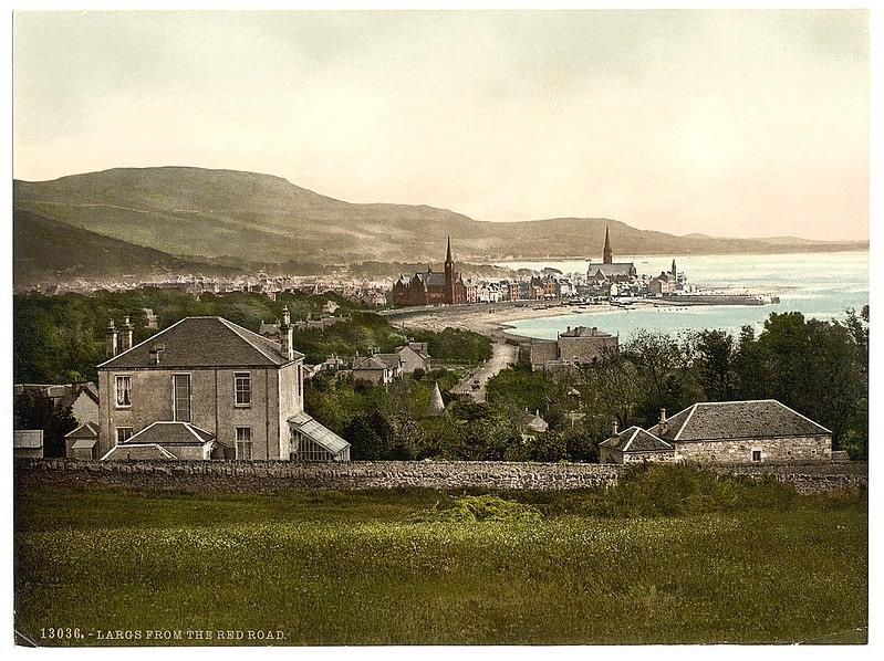 Largs from the north. Photomechanical print, c. 1890. Image credit: The Library of Congress