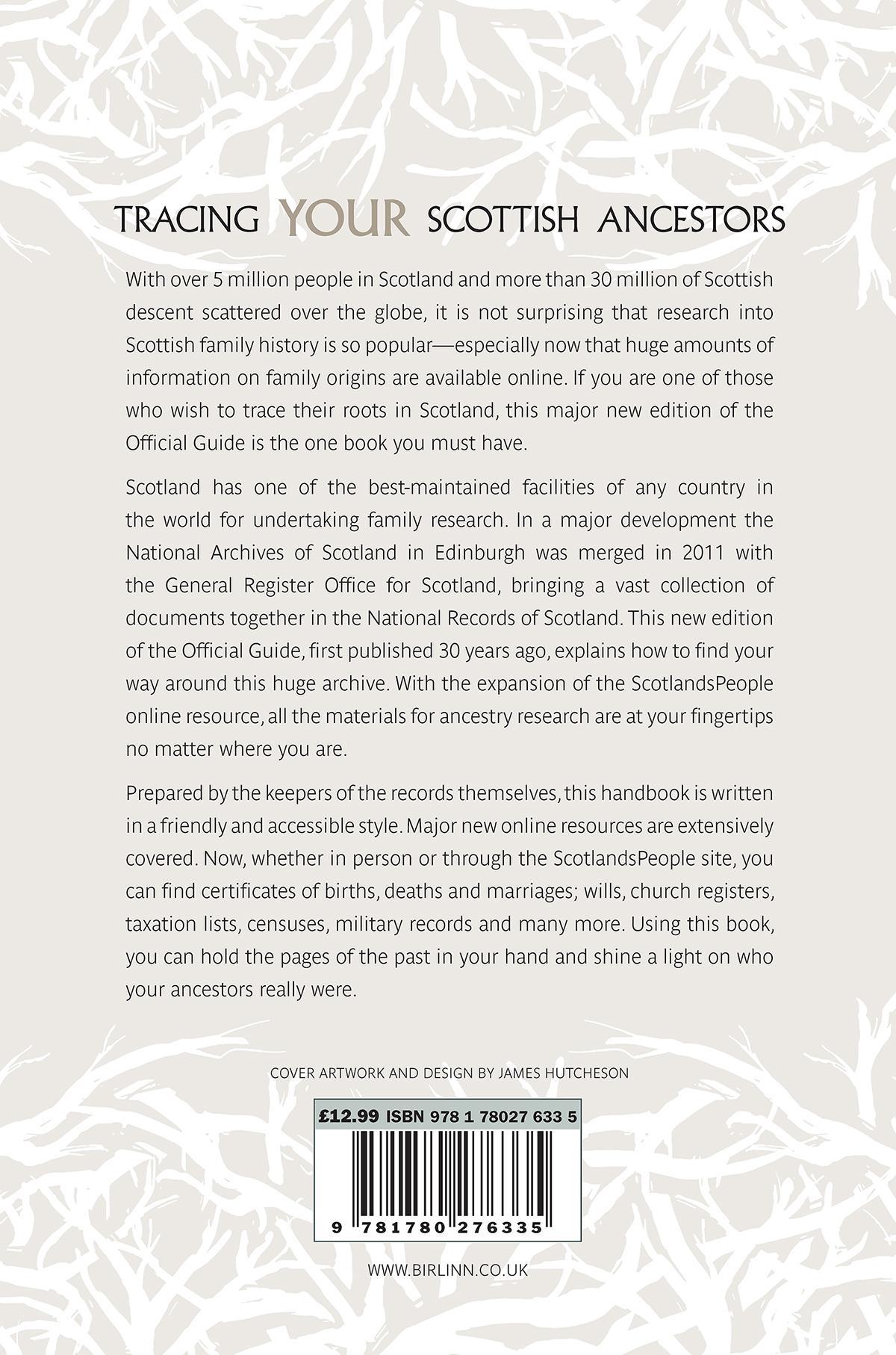 Tracing Your Scottish Ancestors - back cover