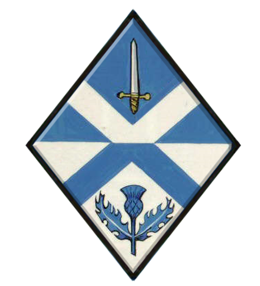 The heraldic arms of Dorothy Dunnett, 1996