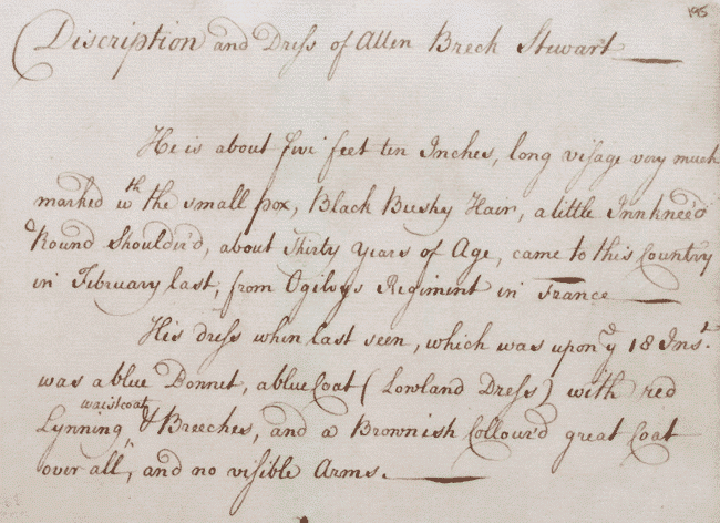 Extract from letter books of the Dunbar Outport and District Records, 1752 (National Records of Scotland CE56/7/1 page 195).