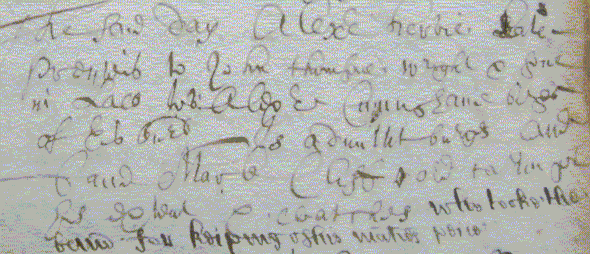 Image of an extract from minute book of Lanark burgh, 24 Dec 1680, South Lanarkshire Leisure and Culture Libraries and Museum service. 