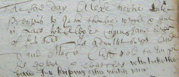 Image of an extract from minute book of Lanark burgh, 24 Dec 1680, South Lanarkshire Leisure and Culture Libraries and Museum service.