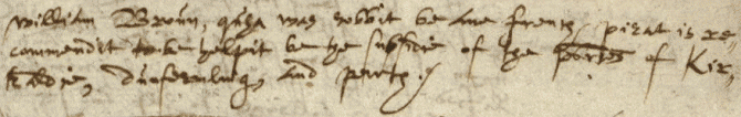 Image of extract from the minutes of the Synod of Fife, October 1627 (National Records of Scotland, CH2/154/1 page 317).