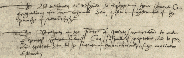 Image of extract from the minutes of the Synod of Fife, 1628 (National Records of Scotland, CH2/154/1 page 318).