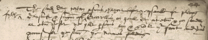 Image of an extract taken from the minutes books of St Nicholas Kirk, Aberdeen, 1574 (National Records of Scotland, CH2/448/1 page 65).