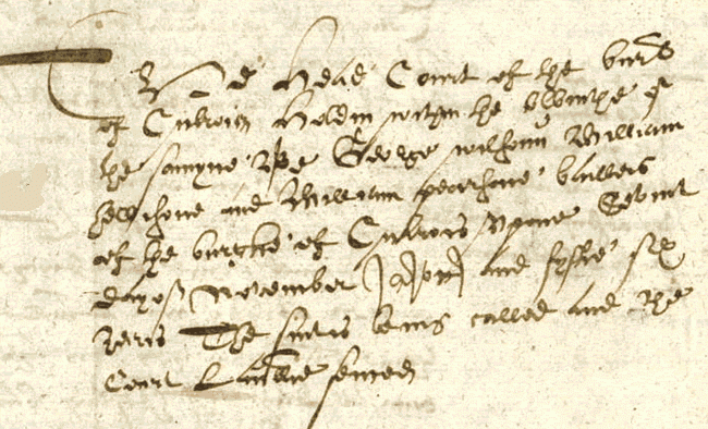 Extract from a minute book of Culross Burgh (Fife Council Archives, reference B-CUL1/1/2.