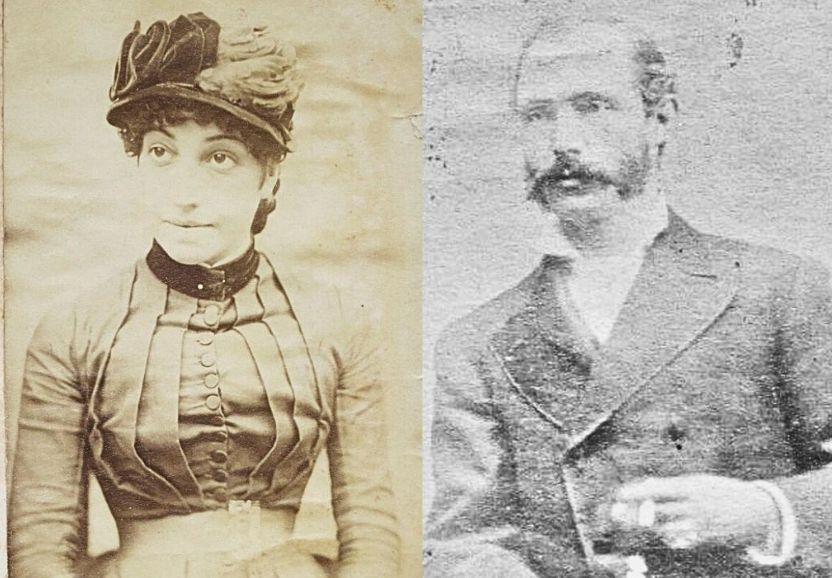 A photograph of Eliza Thorpe and James Lyon who were imprisoned in Inveraray. NRS, AD5/32