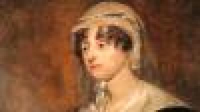 Detail of a Portrait of Carolina Oliphant, Lady Nairne, painted by John Watson Gordon