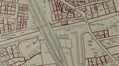 Detail of the site of Largs prison, plot 765. Crown copyright, NRS, Inland Revenue Survey plan for Ayrshire, 1910-1920, IRS104/18