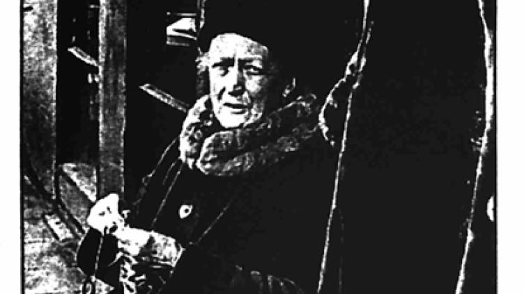 A photograph of Madame Doubtfire from The Aberdeen Evening Express, Saturday January 8 1994. Credit: DC Thomson & Co Ltd