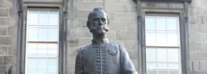 A standing bronze statue of James Braidwood. Credit: Wikimedia Commons, public domain image under Creative Commons Attribution-Share Alike 3.0 license.