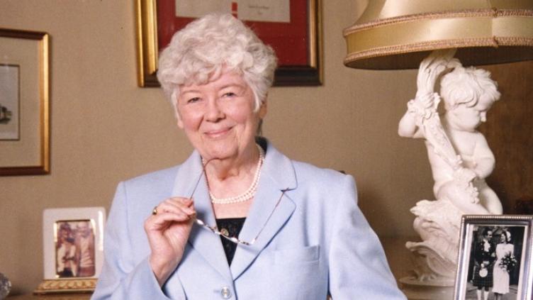 Dorothy Dunnett’s memorial stone in the Makars’ Court. Credit, the Dorothy Dunnett Society