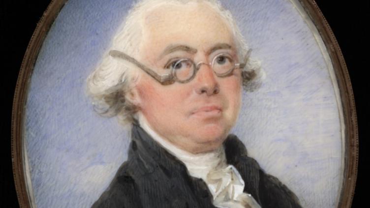 James Wilson painted by Jean Pierre Henri Elouis, c.1792. Watercolour on ivory, 6.7 x 5.2cm oval, Smithsonian American Art Museum, Museum purchase through the Catherine Walden Myer Fund, 1952.3.3