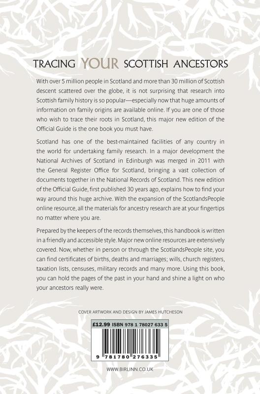 Tracing Your Scottish Ancestors The Official Guide: 7th Edition by National Records of Scotland
