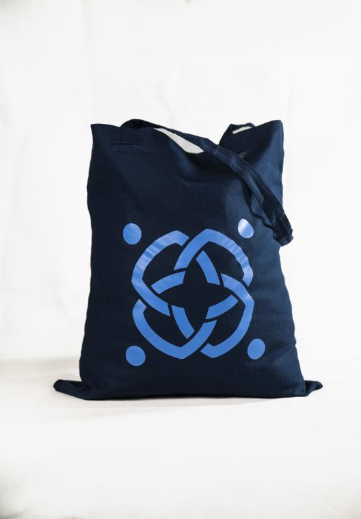 Scotland's People Navy Tote - Back